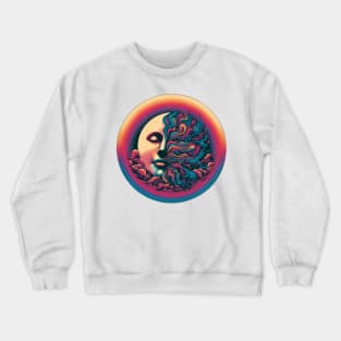 trippy sun Crewneck Sweatshirt